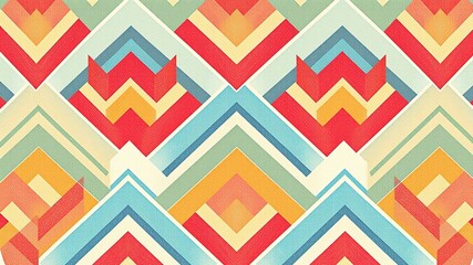 Nostalgic Chevron Pattern: Capture Family Memories with Timeless Backdrop