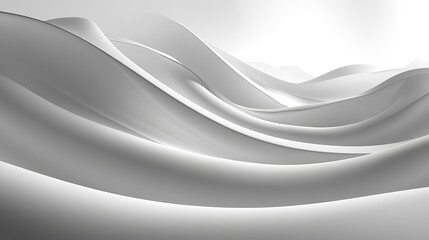 Fototapeta premium Abstract digital graph featuring clean lines, gradient lighting and minimalistic design