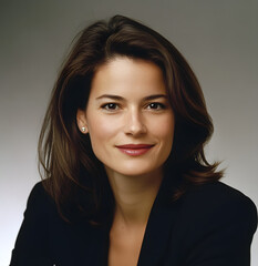 Portrait d'une femme d'affaires belle et confiante