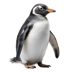 Fototapeta premium Penguin isolated on transparent background