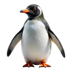 Fototapeta premium Penguin isolated on transparent background