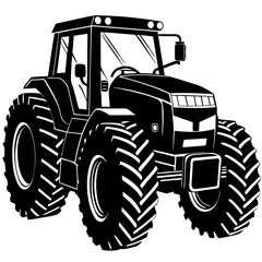 tractor isolated on white background