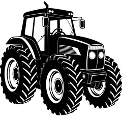 tractor isolated on white background