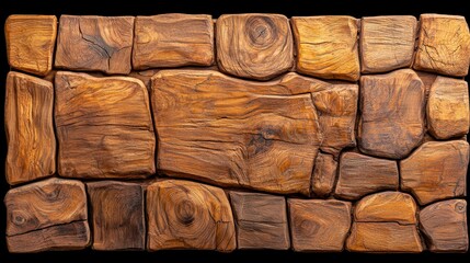 Detailed Wood Texture Background with Natural Elements and Patterns
