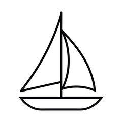 silhouette of a sailing ship