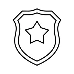 shield with star