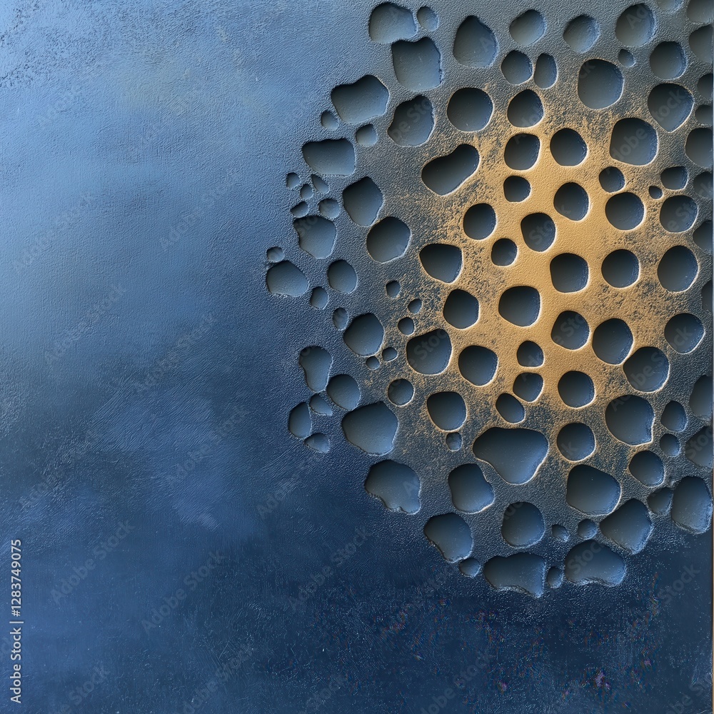 Poster abstract background featuring unique patterns and textures related to healthcare and vaccines