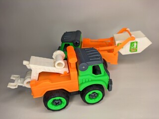 plastic toy truck