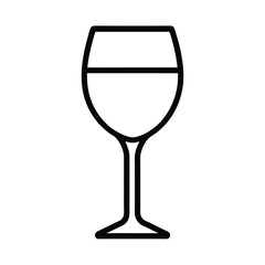 empty wine glass