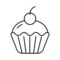 cupcake with cherry