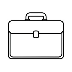 black briefcase icon