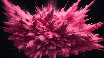 abstract background with pink smoke explosion
