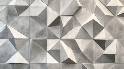 Obraz premium Geometric wall art installation urban studio photography contemporary design close-up view creative aesthetics
