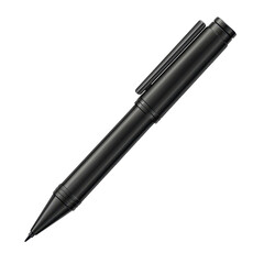 sleek black pen with modern design, perfect for writing and drawing. Its smooth finish and fine tip make it essential tool for students and professionals alike