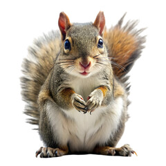 Obraz premium Squirrel isolated on transparent background