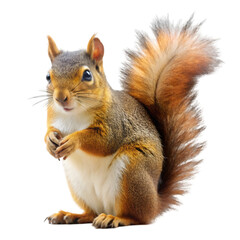Obraz premium Squirrel isolated on transparent background
