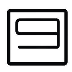 A minimalist icon representing a book or document.