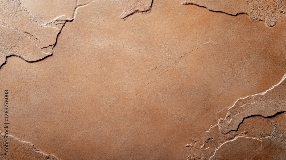 Poster human footprints create an intriguing texture on a natural brown surface offering a subtle yet engag