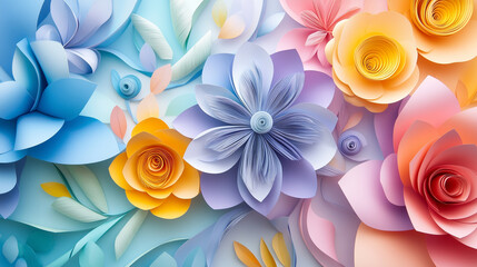 Intricate Floral Composition