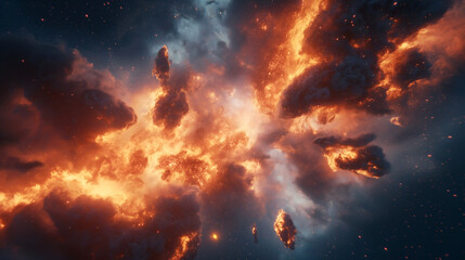 fire in the sky