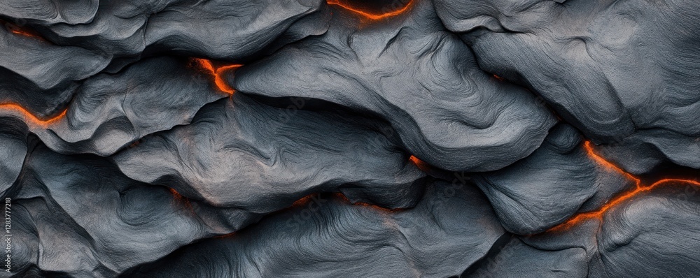 Aufkleber this striking background features a unique lava texture characterized by intricate patterns and glow