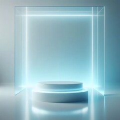 Futuristic Minimalist Product Display Platform