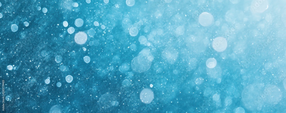 Poster this background features a grunge texture filled with blue hues and soft bokeh effects providing a c