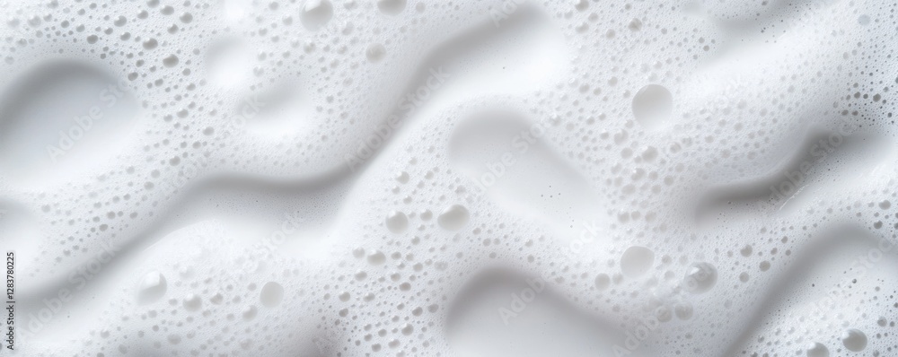 Poster a smooth foam texture in light colors features irregular grooves and small bubbles providing a soft 