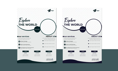 Travel flyer, Vacation flyer, Holiday flyer, Tourism flyer, Tour package flyer, Travel agency flyer, Travel brochure, Flight booking flyer, Summer vacation flyer,