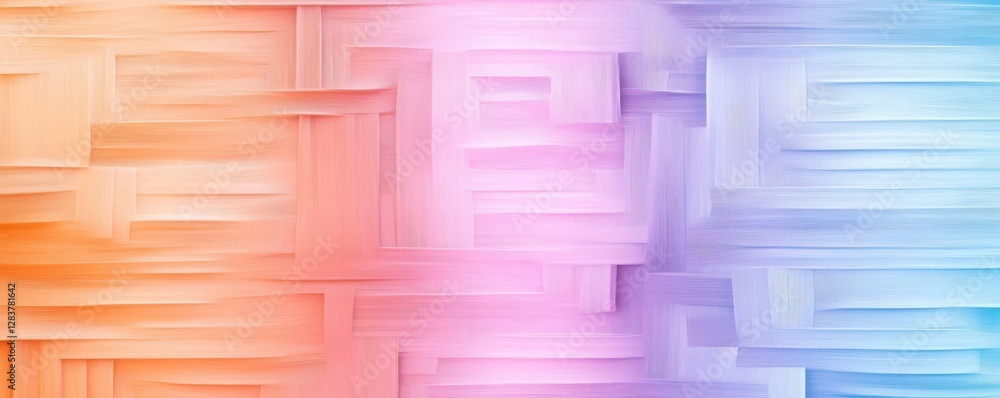 Poster colorful glitch effect texture creates a visually appealing background featuring blended shades of o