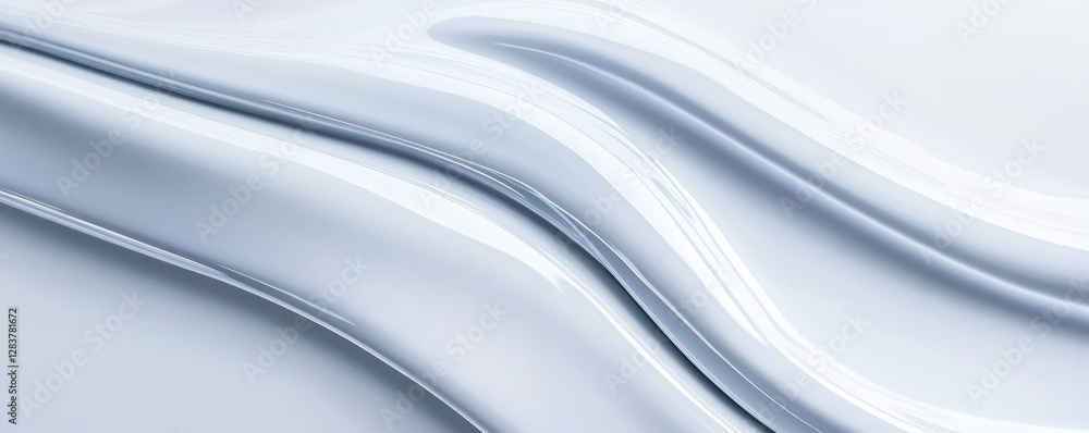 Poster this glossy plastic texture features smooth flowing curves that create an elegant backdrop suitable 
