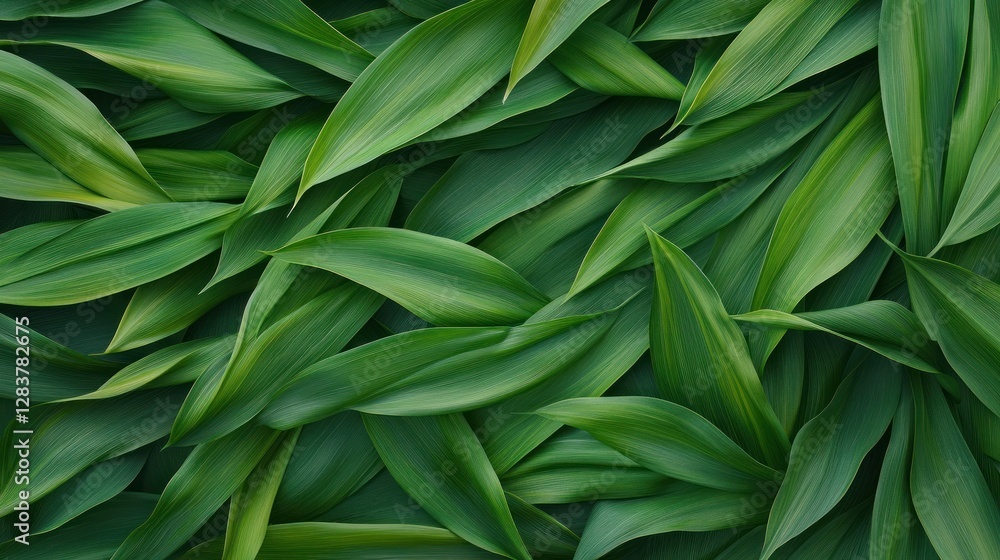 Aufkleber lush vibrant green leaves create a textured background ideal for showcasing natural beauty. perfectl