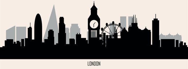 city skyline vector London