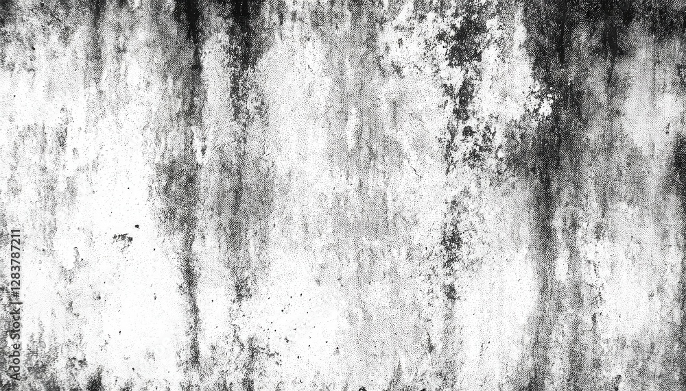 Poster grunge black and white textured abstract wall background with distressed effect, perfect for overlay