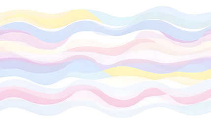 A pattern of wavy lines in pastel colors, creating an abstract background with a sense of movement and depth
