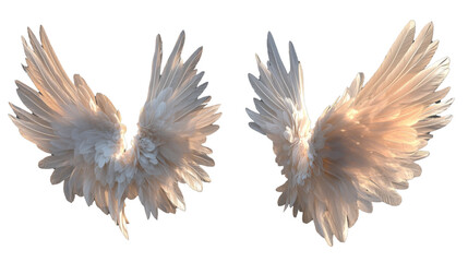 Fototapeta premium golden eagle isolated on white