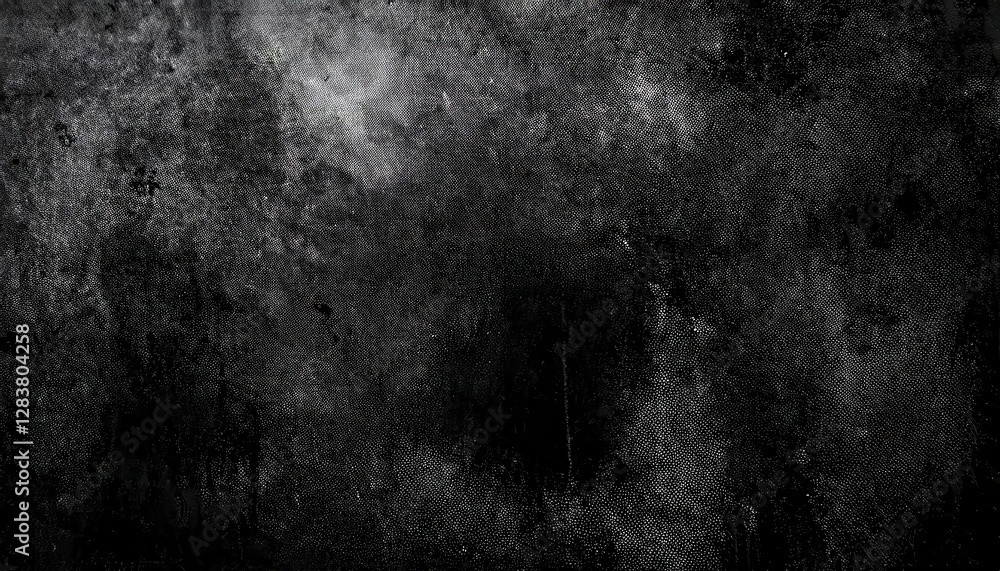 Poster dark grunge distressed texture with high contrast noise, abstract rough background for digital art, 