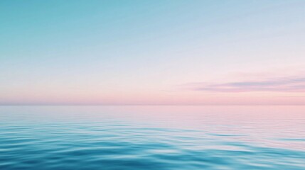 Obraz premium A soft blue gradient background transitioning from light blue to sky blue for a calm and peaceful feel