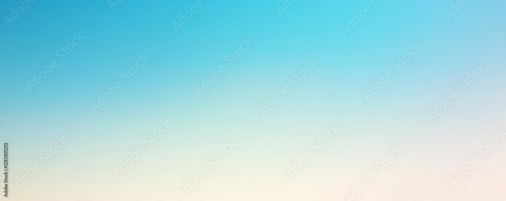 Poster a calm and tranquil ocean blue gradient with a soft transition from light to dark