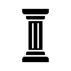 pillar icon color editable on white background
