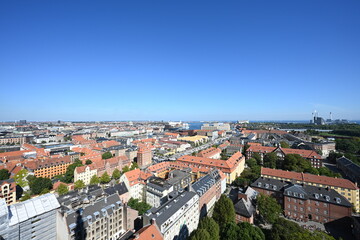 Aerial view of Copenhagen