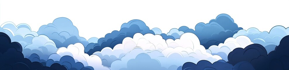 Engaging Easter vector illustration in blue and silver symbolizing renewal