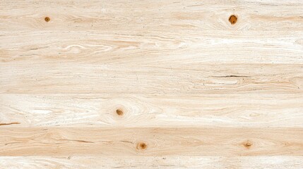 Fototapeta premium Light-colored wooden surface with natural grain patterns and knots suitable for various design applications and backgrounds in interior and exterior decor