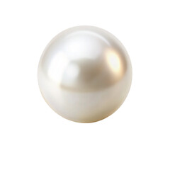 pearl on white background