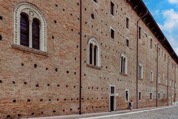 Palazzo Ducale, Piazza Rinascimento. Pesaro Urbino, Marche, Italy, Europe