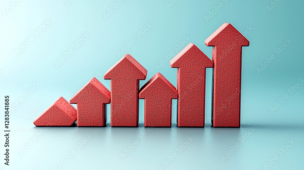 Poster analyzing business growth trends with graphical representations office environment infographic conte