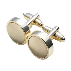 binoculars on white background