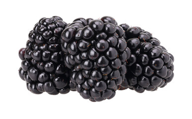 pile of blackberry isolated, transparent PNG, PNG format