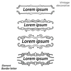 Bundle set ornament vintage and flourist  design