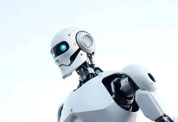 3d render of a ai robot 